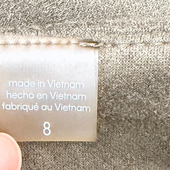 Calvin Klein faux suede sleeveless sheath dress Elegant size 8 - Picture 7 of 10